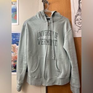 University of Vermont zip up hoodie